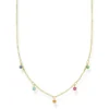 Thomas Sabo Halsband Stenar i Färg Guld – KE2071-488-7