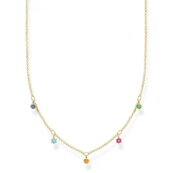 Thomas Sabo Halsband Stenar i Färg Guld – KE2071-488-7