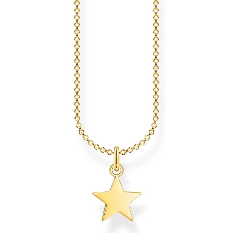 Thomas Sabo Halsband Stjärna Guld – KE2053-413-39