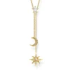 Thomas Sabo Halsband Stjärna & Måne Guld – KE1900-414-14
