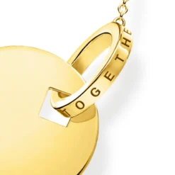 Thomas Sabo Halsband Together-Mynt med Ring Guld – KE1947-413-39 (MEGA KAMPANJ)