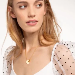 Thomas Sabo Halsband Together-Mynt med Ring Guld – KE1947-413-39 (MEGA KAMPANJ)