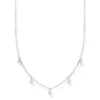Thomas Sabo Halsband Vita Stenar Silver – KE2071-051-14