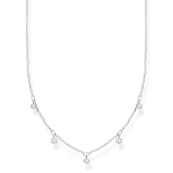 Thomas Sabo Halsband Vita Stenar Silver – KE2071-051-14