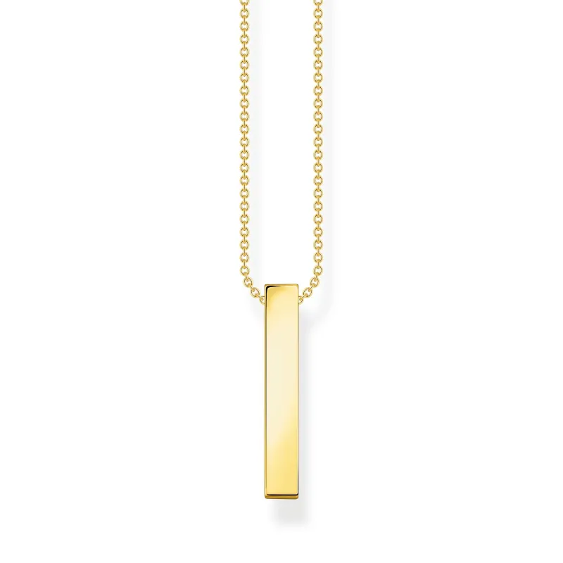 Thomas Sabo Halsband vita stenar pavé Guld- KE2113-414-14