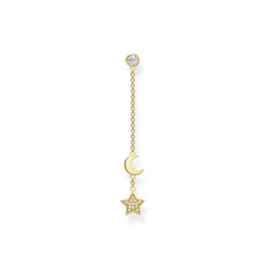 Thomas Sabo Individuellt Örhängen Stjärna & Måne Guld – H2151-414-14