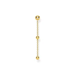 Thomas Sabo Individuellt Örhängen Kulor Med Vita Stenar Guld – H2149-414-14