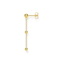 Thomas Sabo Individuellt Örhängen Kulor Med Vita Stenar Guld – H2149-414-14