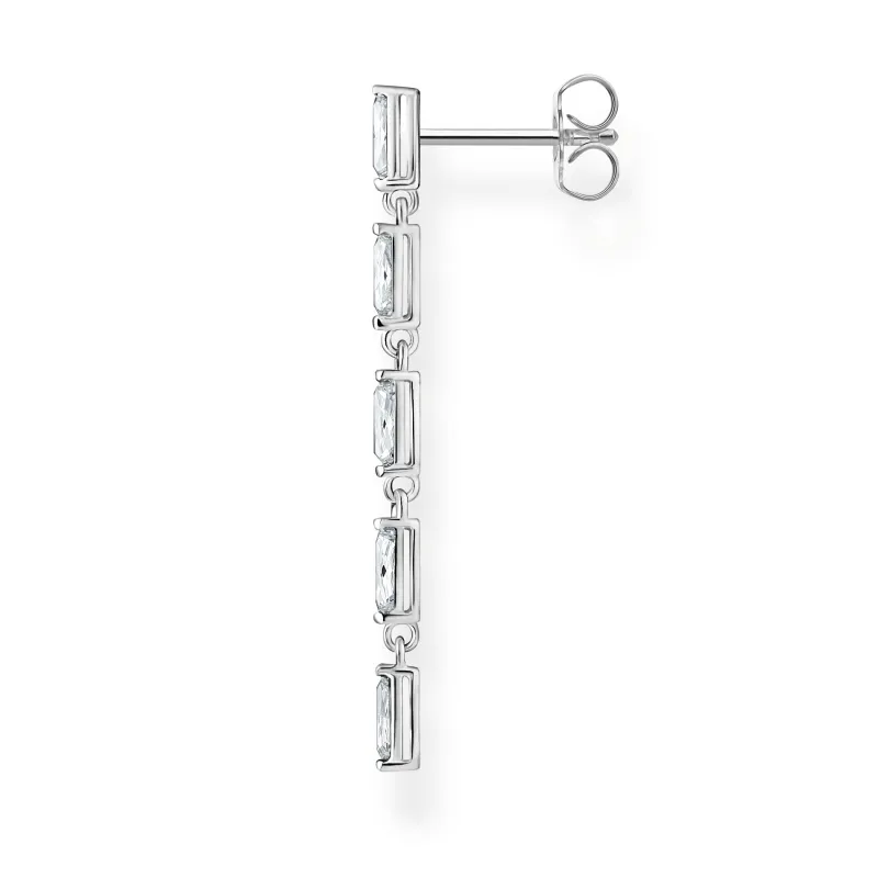 Thomas Sabo Individuellt Örhängen Vit Stenar Silver – H2184-051-14 (MEGA KAMPANJ)