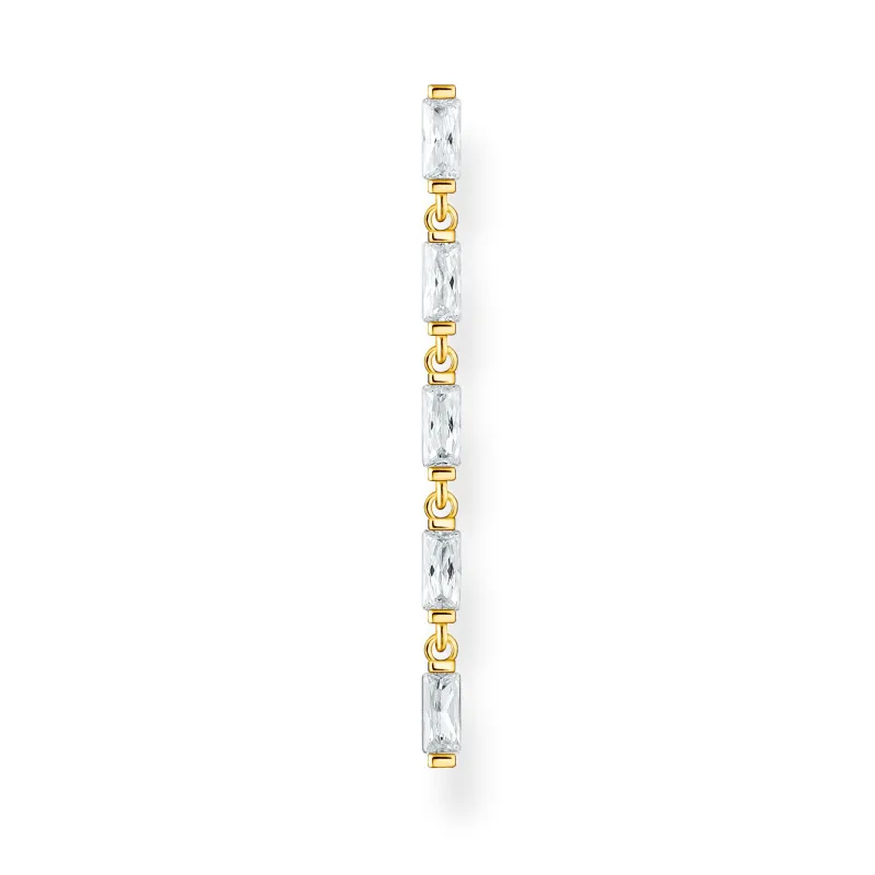 Thomas Sabo Individuellt Örhängen Vit Stenar Guld – H2184-414-14 (MEGA KAMPANJ)