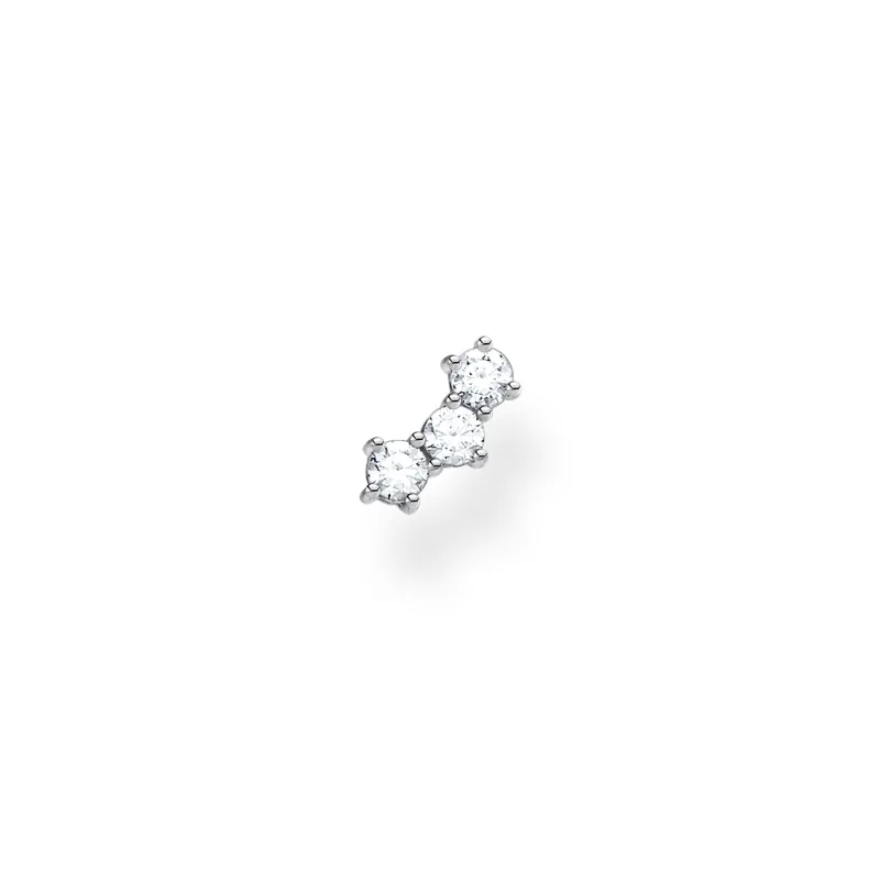 Thomas Sabo Individuellt Stiftörhängen Vita Stenar Silver – H2132-051-14