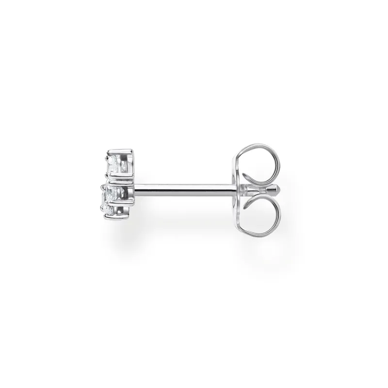 Thomas Sabo Individuellt Stiftörhängen Vita Stenar Silver – H2132-051-14