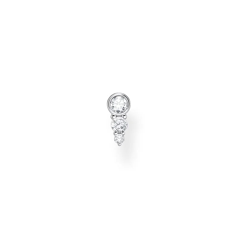 Thomas Sabo Individuellt Stiftörhängen Vita Stenar Silver – H2143-051-14 (MEGA KAMPANJ)