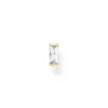 Thomas Sabo Individuellt Stiftörhängen Baguette Vit Sten Guld – H2185-414-14