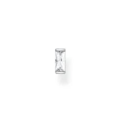 Thomas Sabo Individuellt Stiftörhängen Baguette Vit Sten Silver – H2185-051-14 (MEGA KAMPANJ)