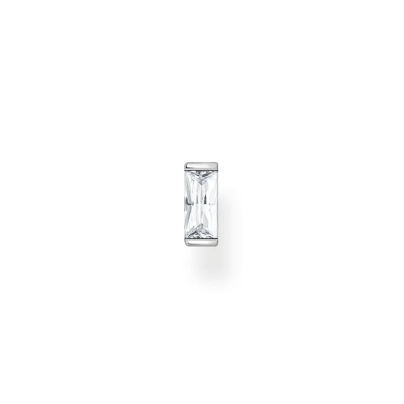 Thomas Sabo Individuellt Stiftörhängen Baguette Vit Sten Silver – H2185-051-14 (MEGA KAMPANJ)
