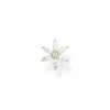 Thomas Sabo Individuellt Stiftörhängen Blomma Vit Stenar Guld – H2196-414-14