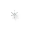 Thomas Sabo Individuellt Stiftörhängen Blomma Vit Stenar Silver – H2196-051-14