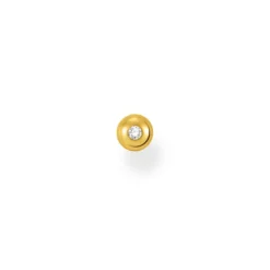 Thomas Sabo Individuellt Stiftörhängen Vit Sten Guld – H2130-414-14