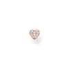 Thomas Sabo Individuellt Stiftörhängen Hjärta Med Pavé Roséguld- H2145-416-14 (MEGA KAMPANJ)