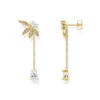 Thomas Sabo Örhängen Blad Och Kedje Stora Guld – H2105-414-14