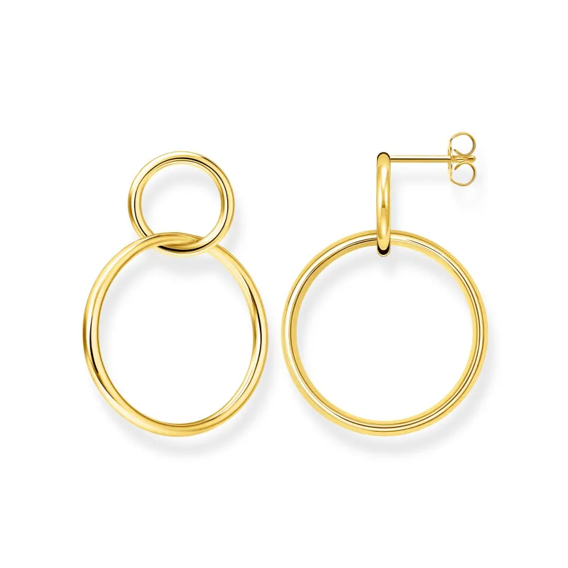 Thomas Sabo Örhängen Cirklar Guld – H2097-413-39