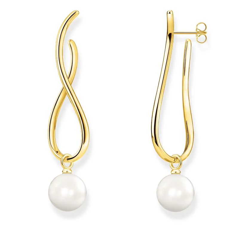 Thomas Sabo Örhängen Heritage med Pärla Guld – H2099-413-39 MEGA KAMPANJ