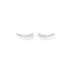 Thomas Sabo Örhängen Öronklättrare Vita Stenar Silver – H2158-051-14