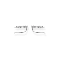 Thomas Sabo Örhängen Öronklättrare Vita Stenar Silver – H2158-051-14