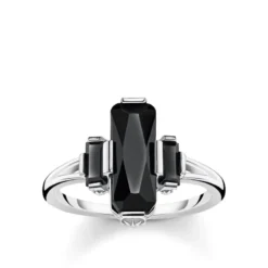 Thomas Sabo Ring Svarta Stenar- TR2267-641-11