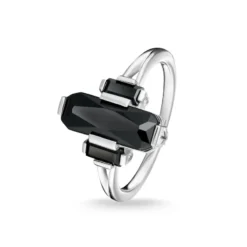 Thomas Sabo Ring Svarta Stenar- TR2267-641-11