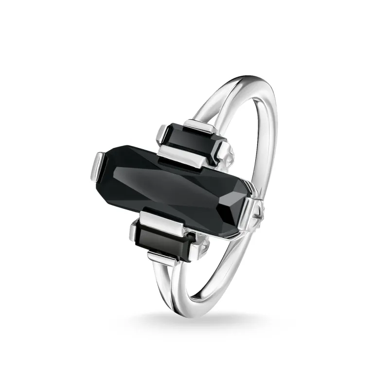 Thomas Sabo Ring Svarta Stenar- TR2267-641-11