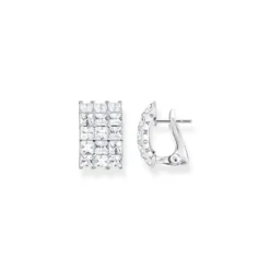 Thomas Sabo Öronklämma vit stenar pavé silver – H2199-051-14