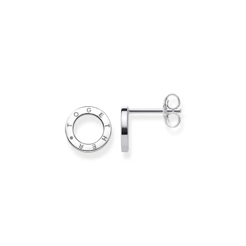 Thomas Sabo Stiftörhängen Cirklar TOGETHER Silver- H1946-001-12