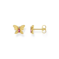Thomas Sabo Stiftörhängen Fjäril Guld – H2100-995-7