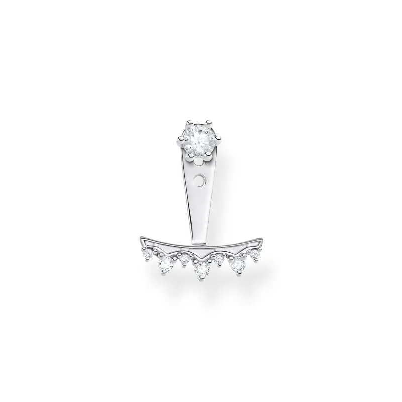 Thomas Sabo Stiftörhängen Individuellt Vita Stenar Silver – H2153-051-14
