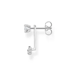 Thomas Sabo Stiftörhängen Individuellt Vita Stenar Silver – H2153-051-14