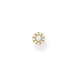Thomas Sabo Stiftörhängen Individuellt Vita Stenar Guld – H2141-414-14