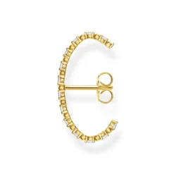 Thomas Sabo Stiftörhängen Individuellt Vita Stenar Guld – H2155-414-14