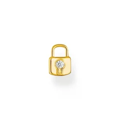 Thomas Sabo Stiftörhängen individuellt hänglås guld – H2219-414-14 (MEGA KAMPANJ)