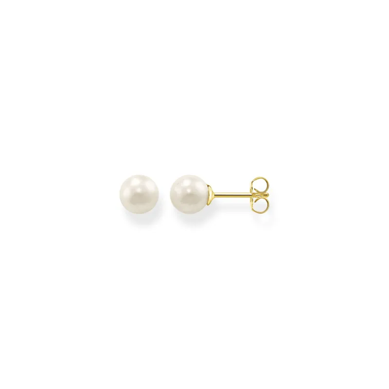 Thomas Sabo Stiftörhängen pärla guld – H1430-430-14