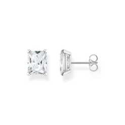 Thomas Sabo Stiftörhängen vit sten silver – H2201-051-14