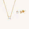 Halsband VIDAL & VIDAL SET & Örhängen CZ X7700938