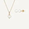 Halsband VIDAL & VIDAL SET & Örhängen Pärlor X7700838