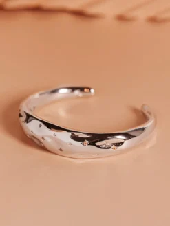 Armband YLVA LI Bertha Bangle Silver 5042