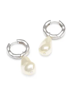 Örhängen YLVA LI Bertha Pearl Light Champagne Silver 6021