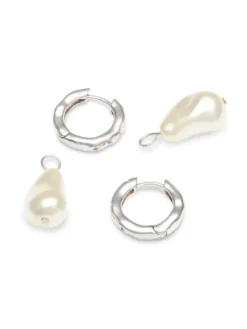 Örhängen YLVA LI Bertha Pearl Light Champagne Silver 6021