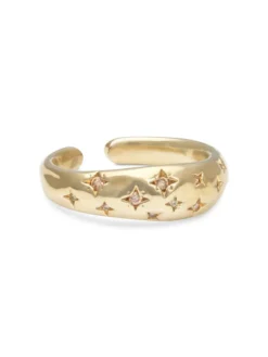Ringar YLVA LI Bertha Ring Light Champagne Guld 3051