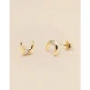 Örhängen YLVA LI Diamond Moon – Gold 8741