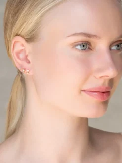 Signature Diamond Collection YLVA LI Diamond Pearl Örhängen – Gold 8701